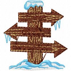 Ski Embroidery Design 1 Ski Embroidery Design 1